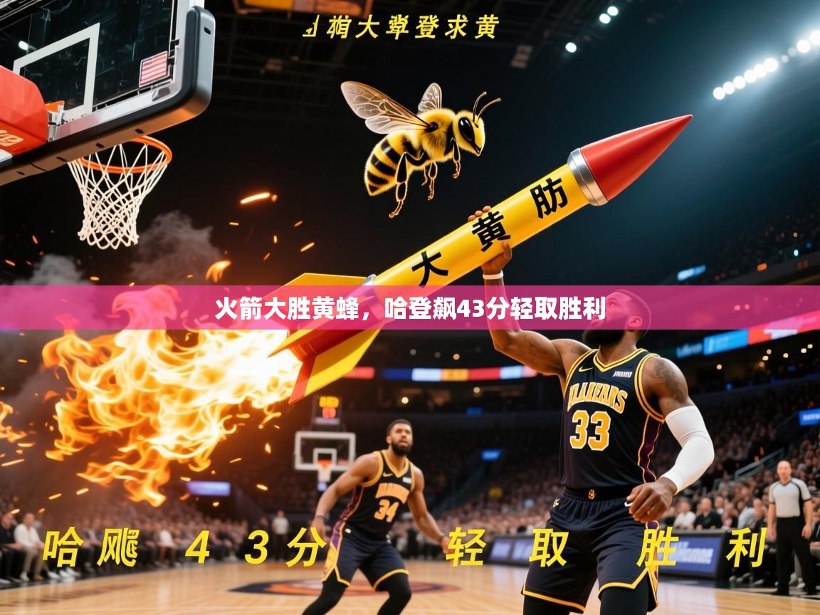 2026爱游戏体育版火箭大胜黄蜂，哈登飙43分轻取胜利  第4张