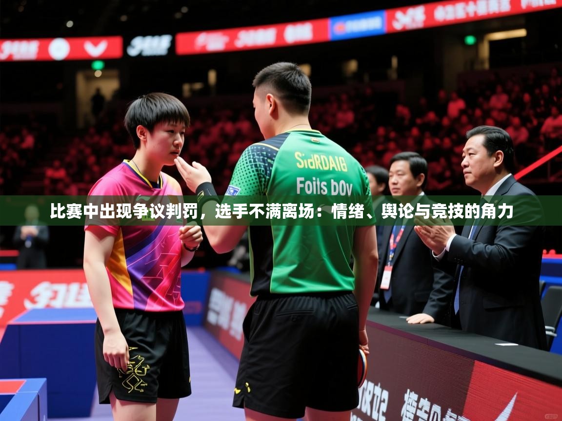 2026爱游戏体育在线平台比赛中出现争议判罚,选手不满离场:情绪、舆论与竞技的角力 第1张