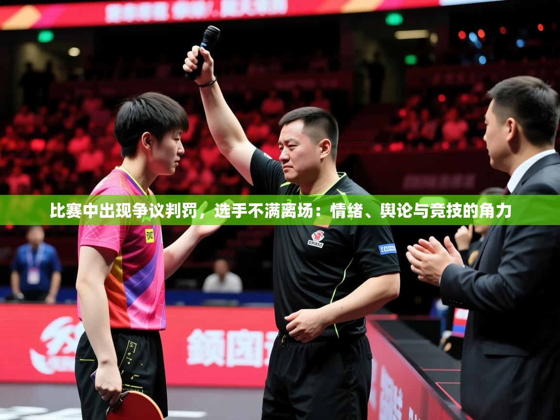 2026爱游戏体育在线平台比赛中出现争议判罚,选手不满离场:情绪、舆论与竞技的角力 第2张